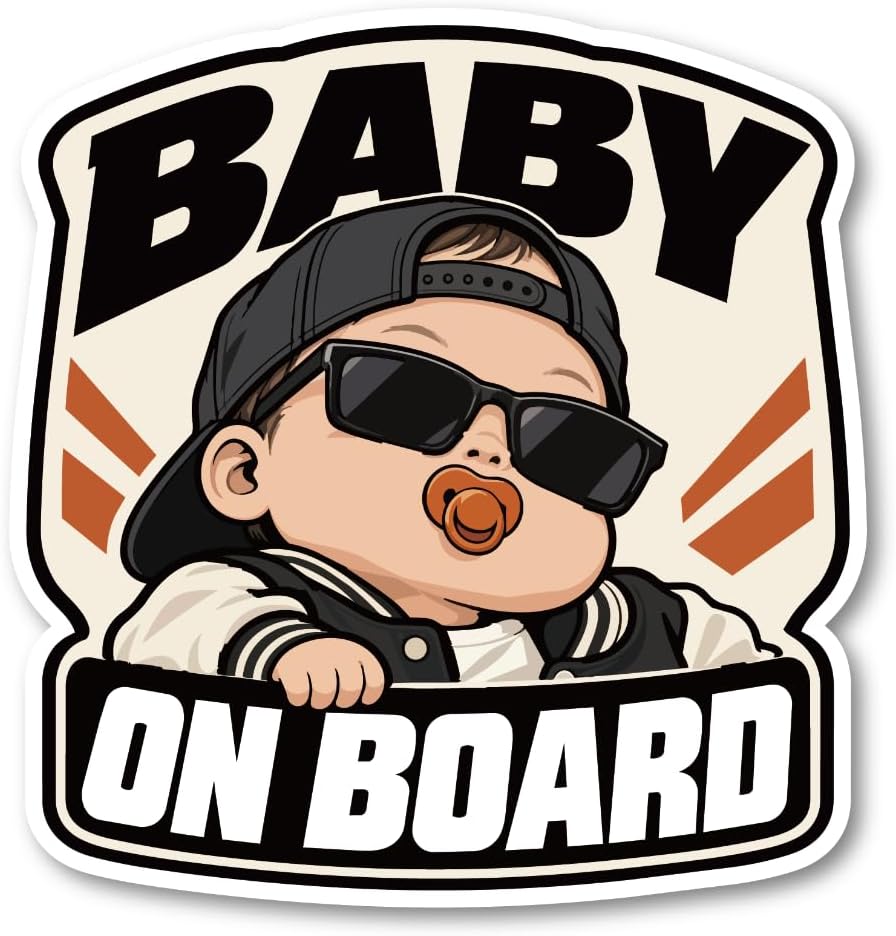 BABY ON BOARD サングラスベビーステッカー